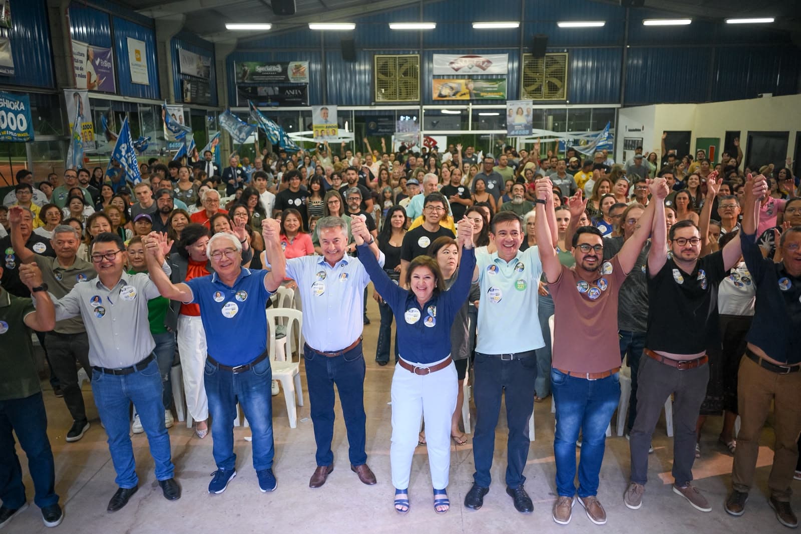 Encontro em Campo Grande reúne apoiadores de Hashioka e Dione na reta final da campanha